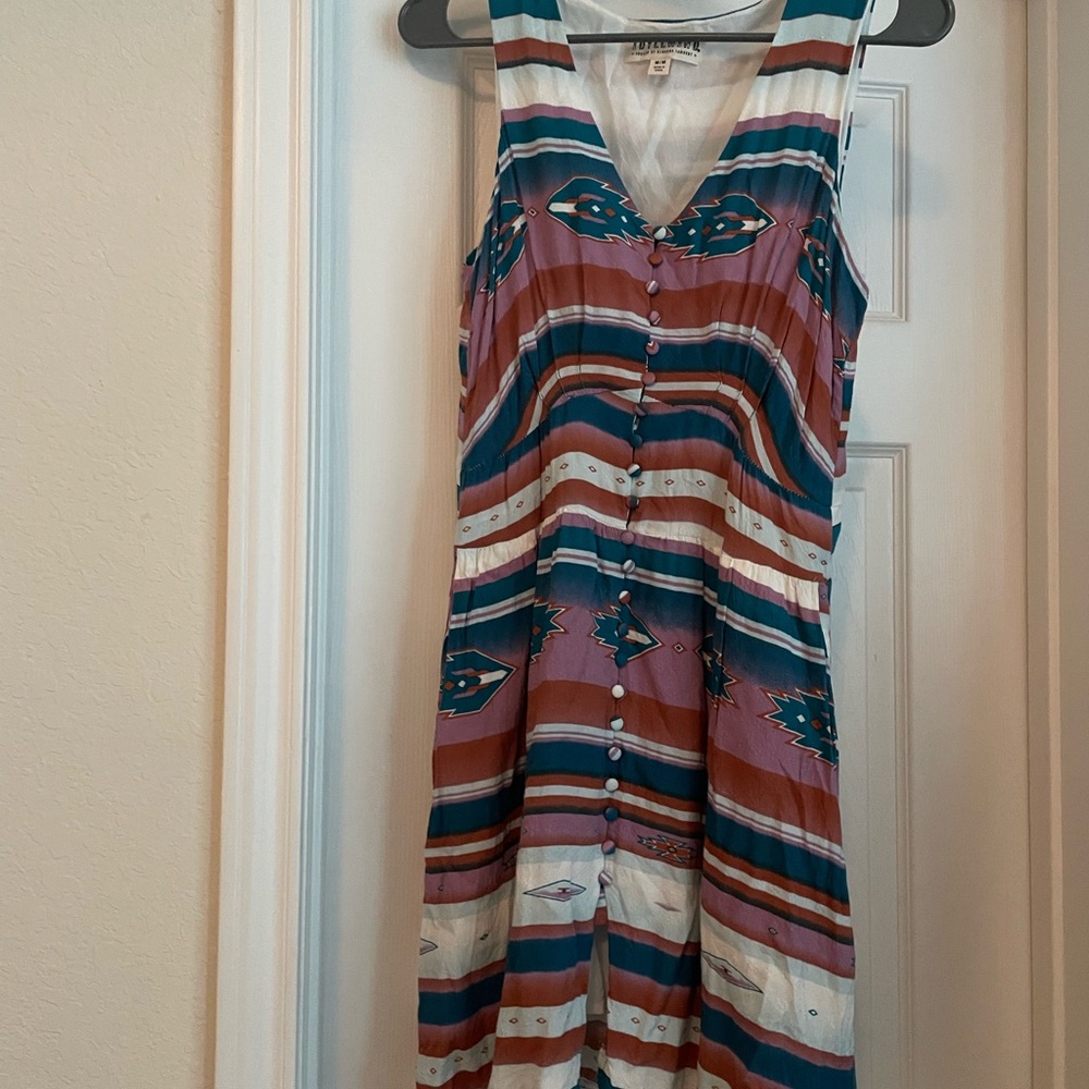 Idyllwind Southwest Patterned Midi Dress